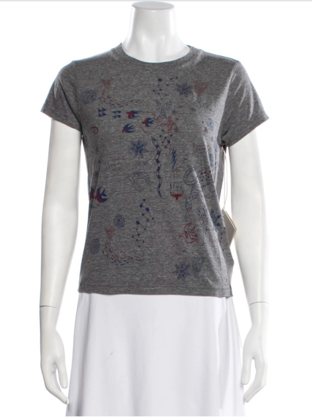 Mother Grey Short-Sleeve Tee